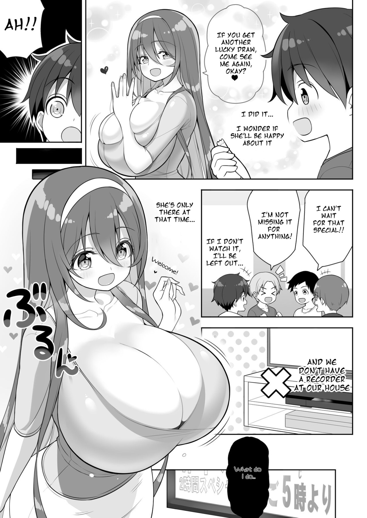 Hentai Manga Comic-Getting Squeezed Down There By Big Breasted Onee-san's!?-Read-11